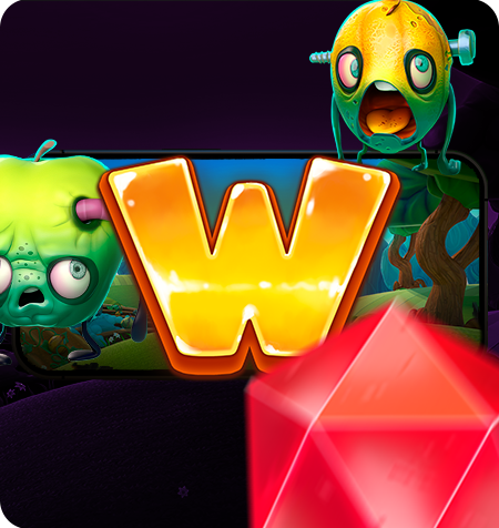 Símbolo Wild do jogo Fruitzy Frenzy Feverenzy™ MultiChase™.