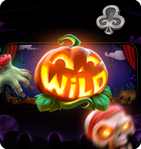 Símbolo Wild do jogo Mr. Hallow-Win