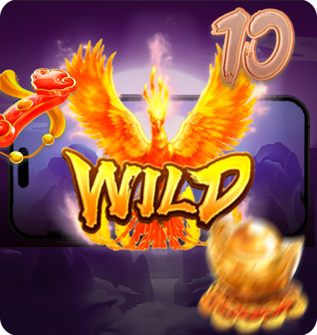 Símbolo especial do jogo Phoenix Rises.