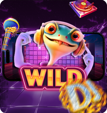 Símbolo Wild do jogo Rico DJ.