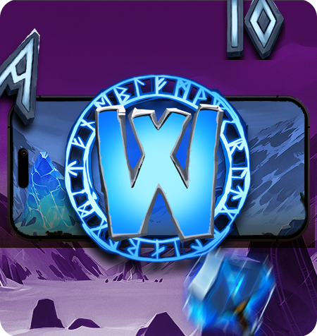 Símbolo Wild do jogo Stormborn.