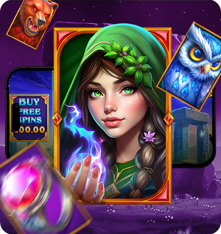 Símbolo Wild do jogo Temple Guardians.