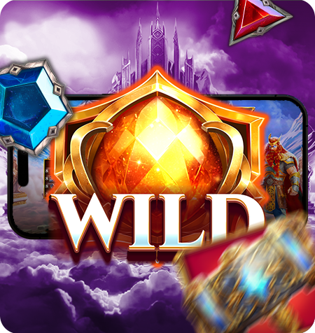 Símbolo Wild do jogo Thor's Rage.