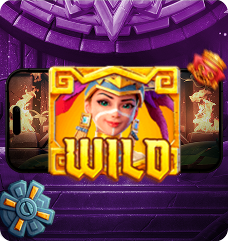 Símbolo especial do jogo Treasures of Aztec.