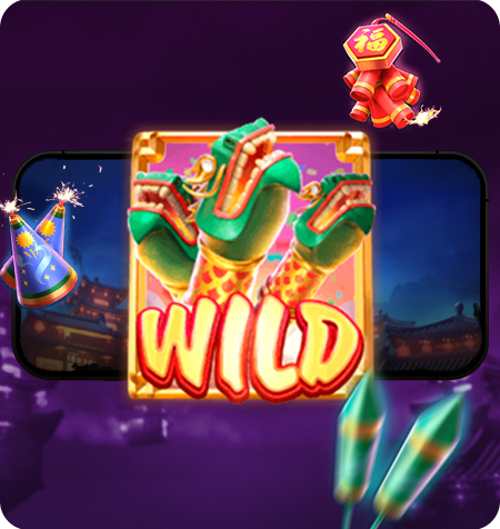 Símbolo Wild do jogo Wild Fireworks