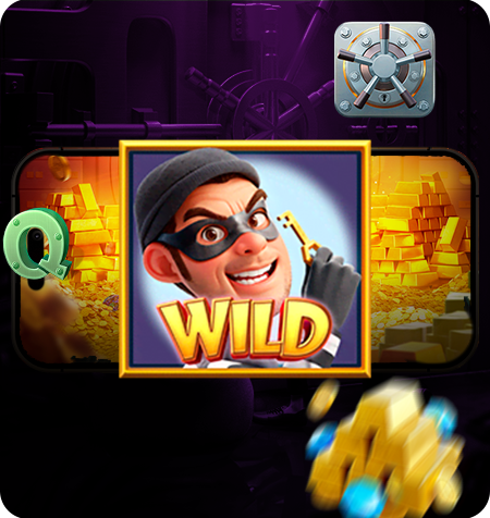 Símbolo Wild do jogo Wild Heist Cashout