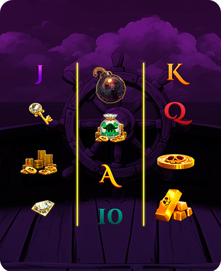 Símbolos do jogo 333 Fortunes Ahoy POWER COMBO.