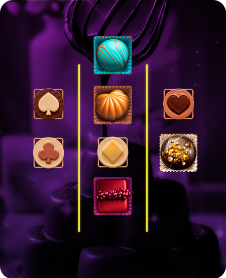 Símbolos Especiais do jogo Chocolate Deluxe