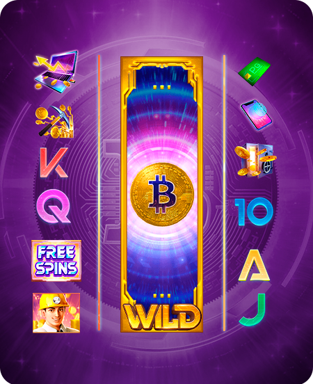 Símbolos do jogo Crypto Gold.