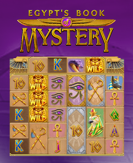 Símbolos do jogo Egypt's Book of Mystery.