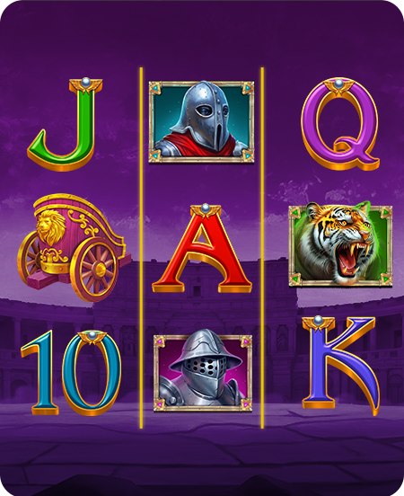 Símbolos do jogo Eye of Spartacus.