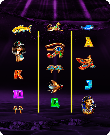 Símbolos do jogo Fish Eye.