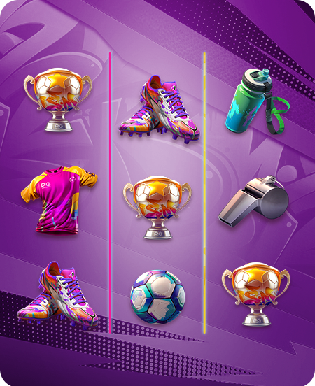 Símbolos do jogo Futebol Fever.