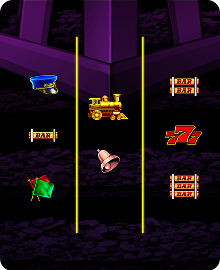 Símbolos do jogo Gold Train