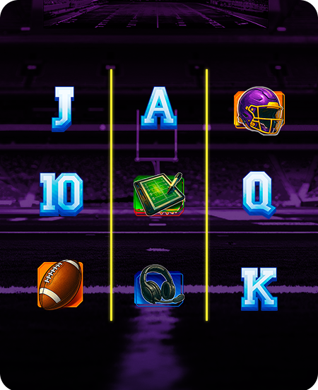 Símbolos do jogo Gridiron Legends X UP.