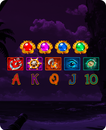 Símbolos do jogo Jaws and Jewels Power Combo.