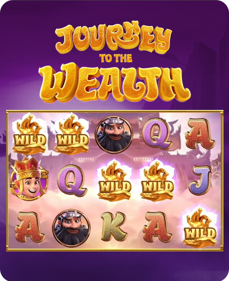 Símbolos do jogo Journey to the Wealth.