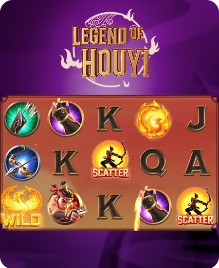 Símbolos do jogo Legend of Hou Yi