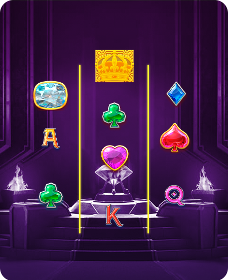 Símbolos Especiais do jogo Majestic Treasure