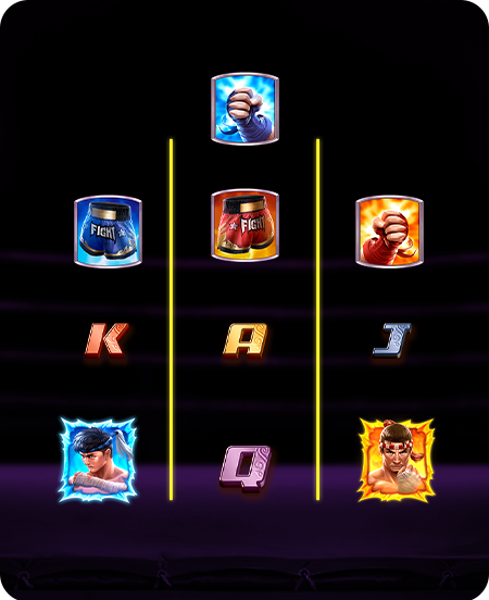 Símbolos Especiais do jogo Muay Thai Champion