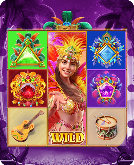 Símbolos do jogo Rio Fantasia.