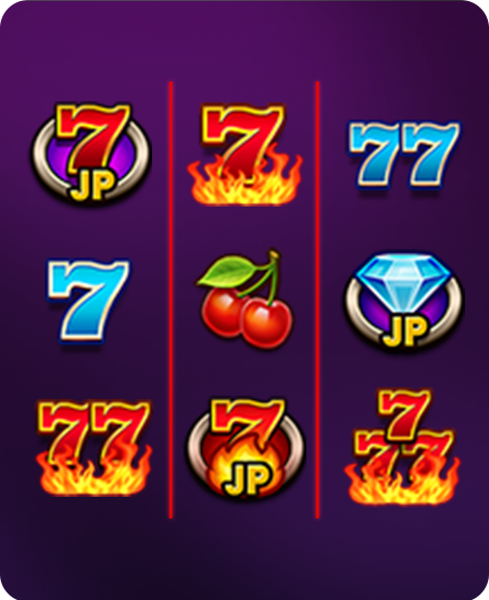 Símbolos do jogo SevenSevenSeven.