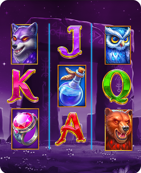 Símbolos do jogo Temple Guardians.