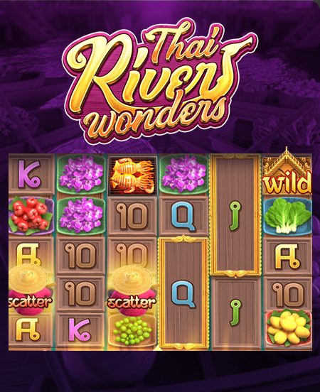 Símbolos do jogo Thai River Wonders.