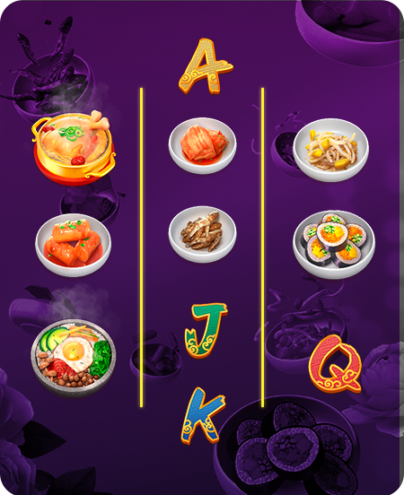 Símbolos do jogo The Queen's Banquet