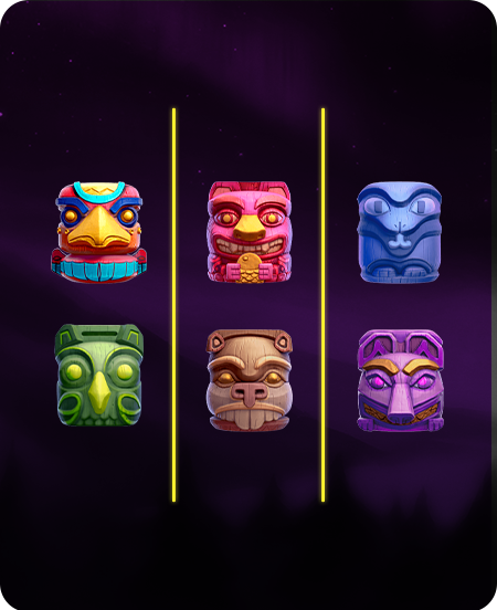 Símbolos do jogo Totem Wonders