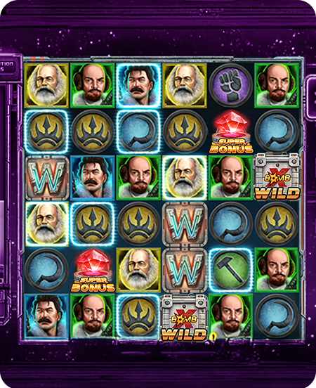 Símbolos do jogo Tsar Wars.