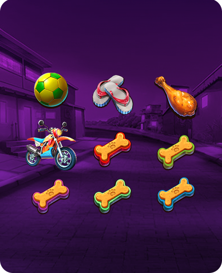 Símbolos do jogo O Vira-lata Caramelo