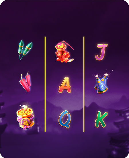 Símbolos Especiais do jogo Wild Fireworks