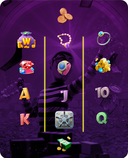 Símbolos Especiais do jogo Wild Heist Cashout