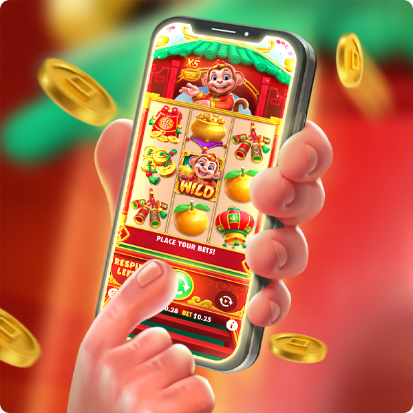 tela de jogo do Macaco Sortudo